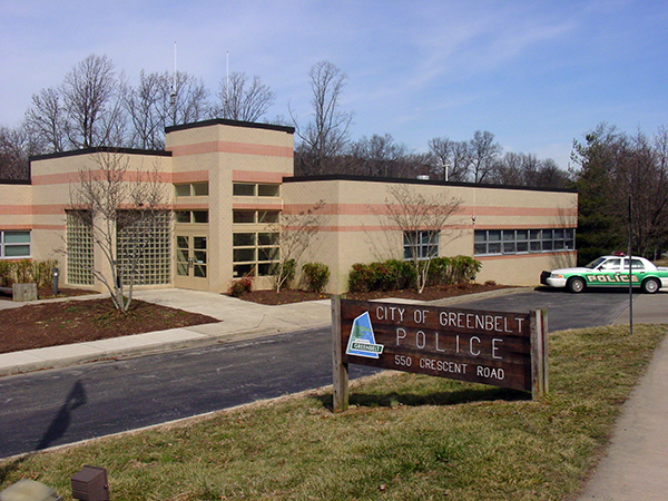 Exterior of police station