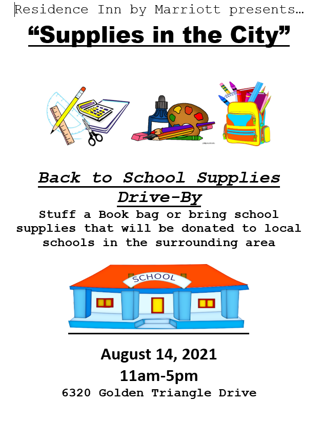 School supply drive