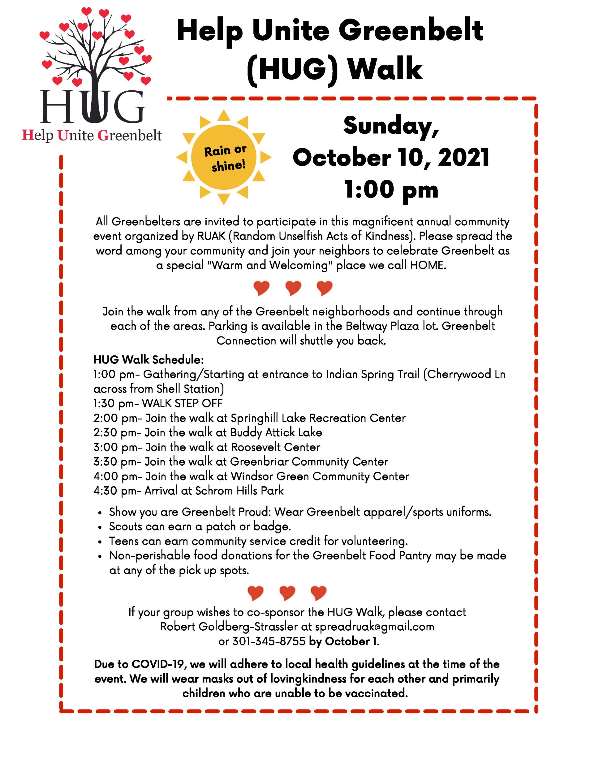 HUG Walk 2021- Participant