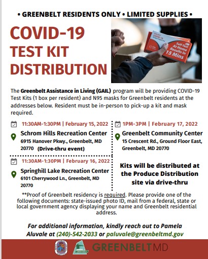 COVID-19 Test Kit Distribution Flyer