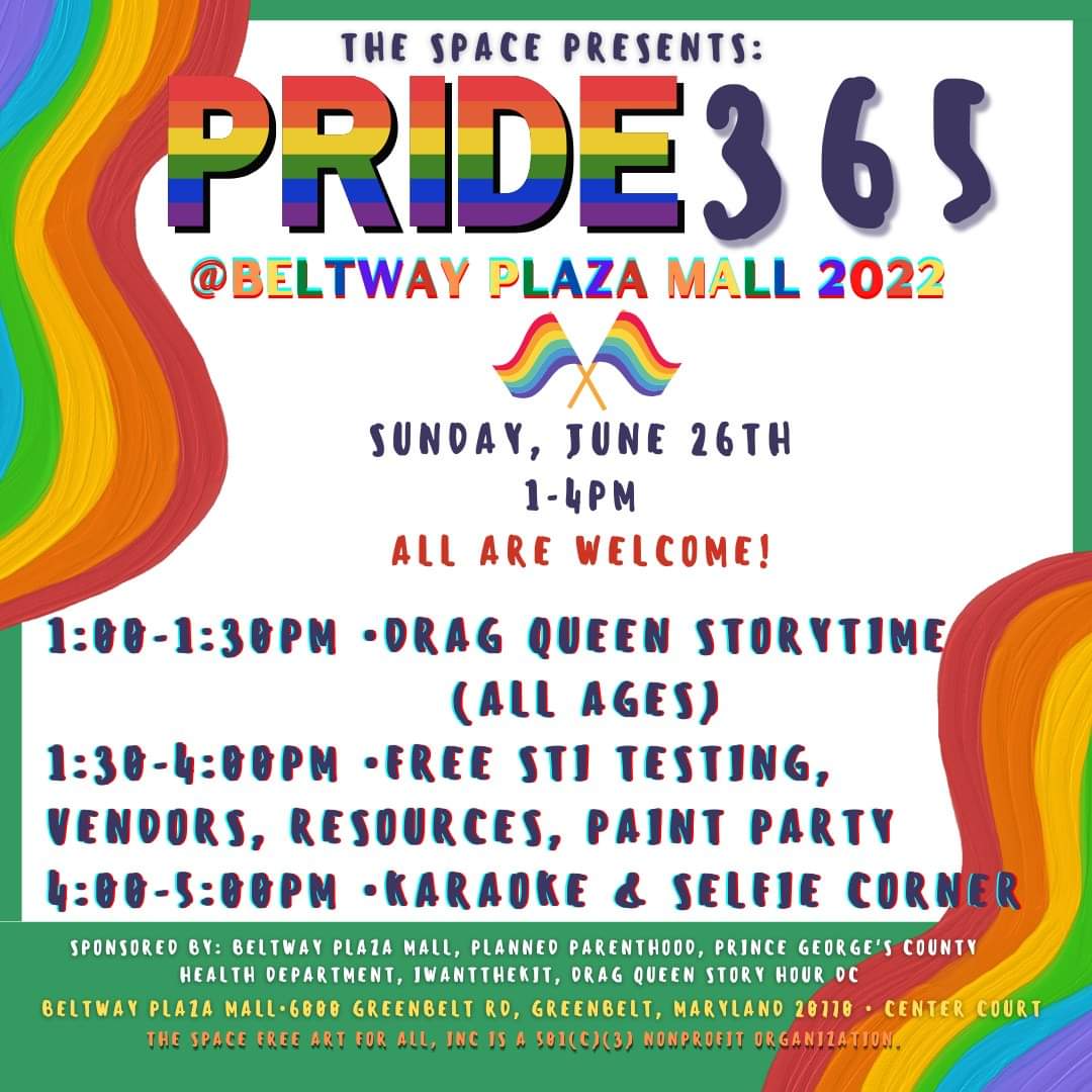 PRIDE 365 2022 Event Flyer