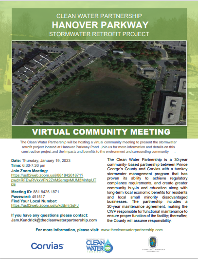 Clean Water Virtual Community Meeting