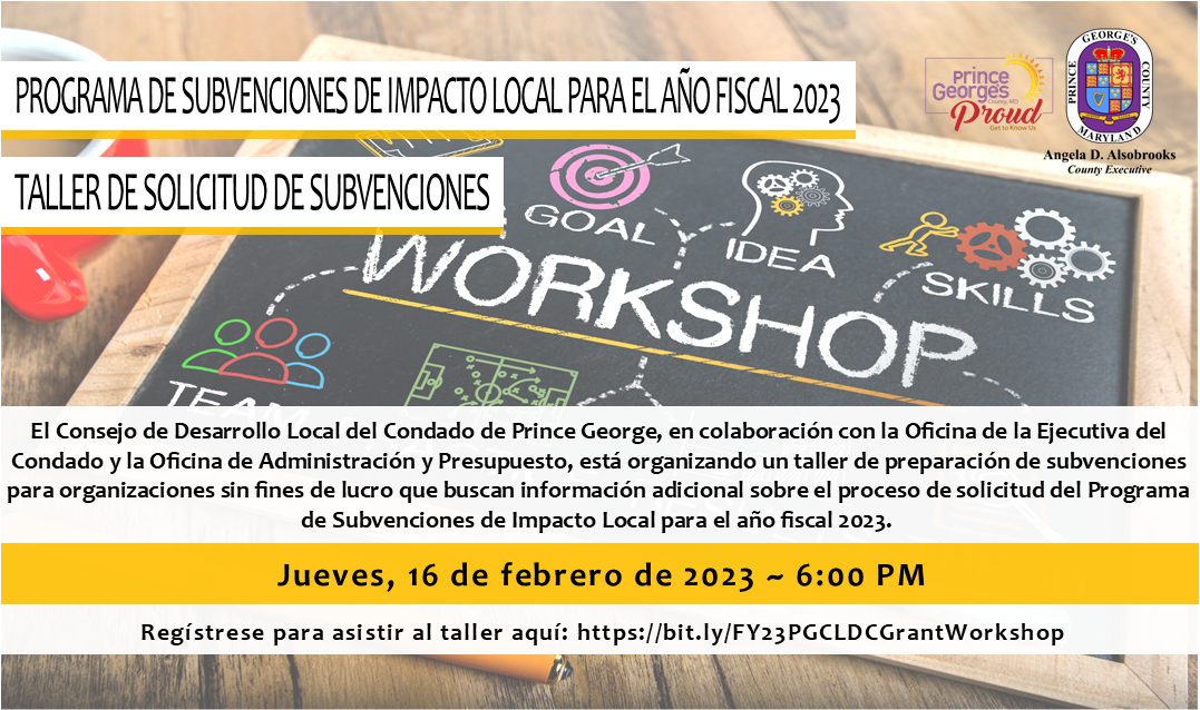 FY2023 LDC Grant Application Workshop Spanish