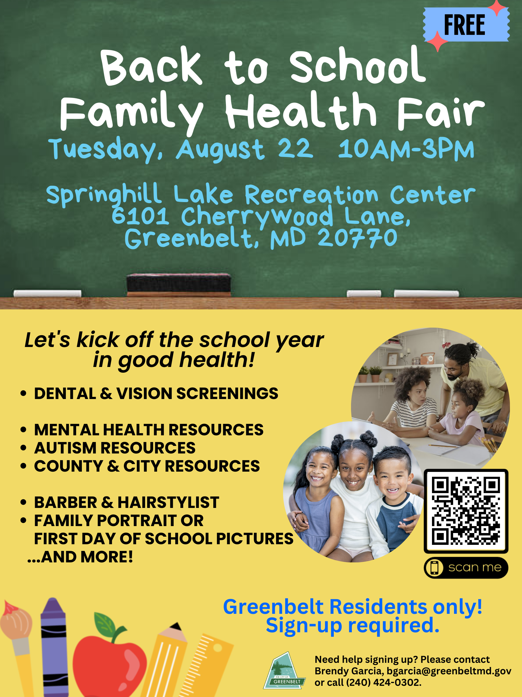 Family Health Fair back to school