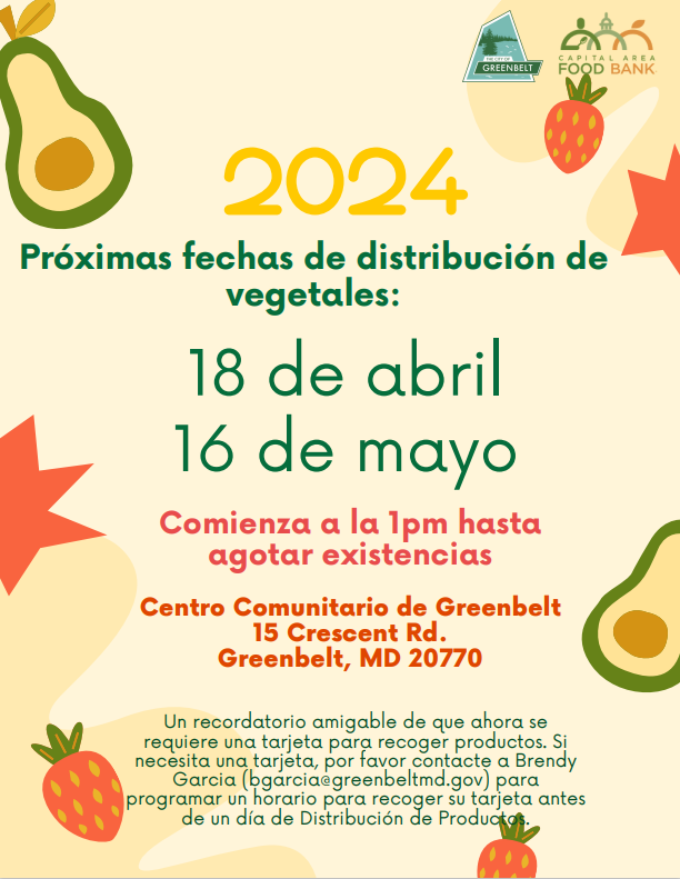 April 2024 Food Distribution Spanish