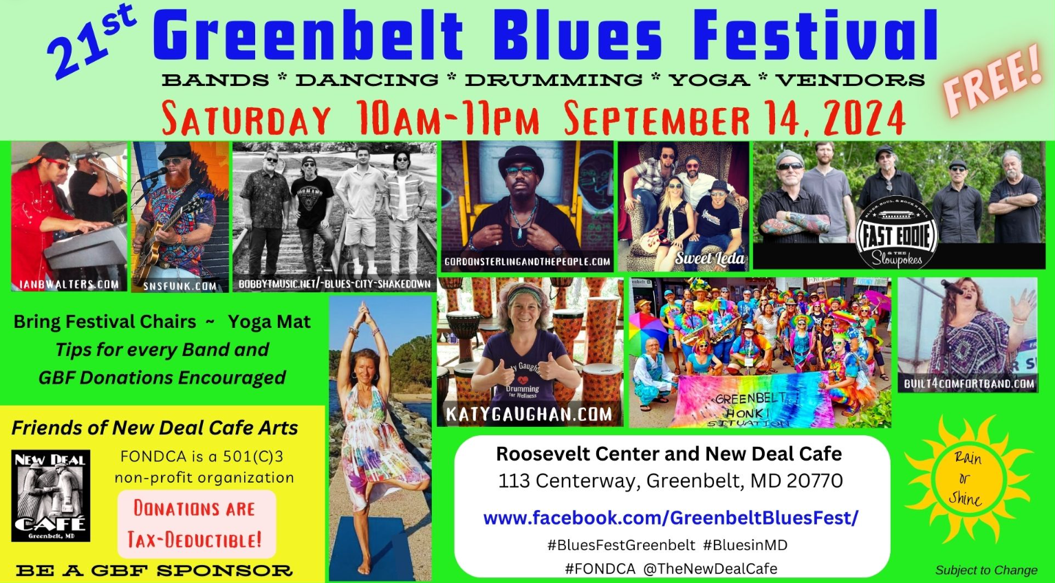 Greenbelt Blues Festival 9.2024