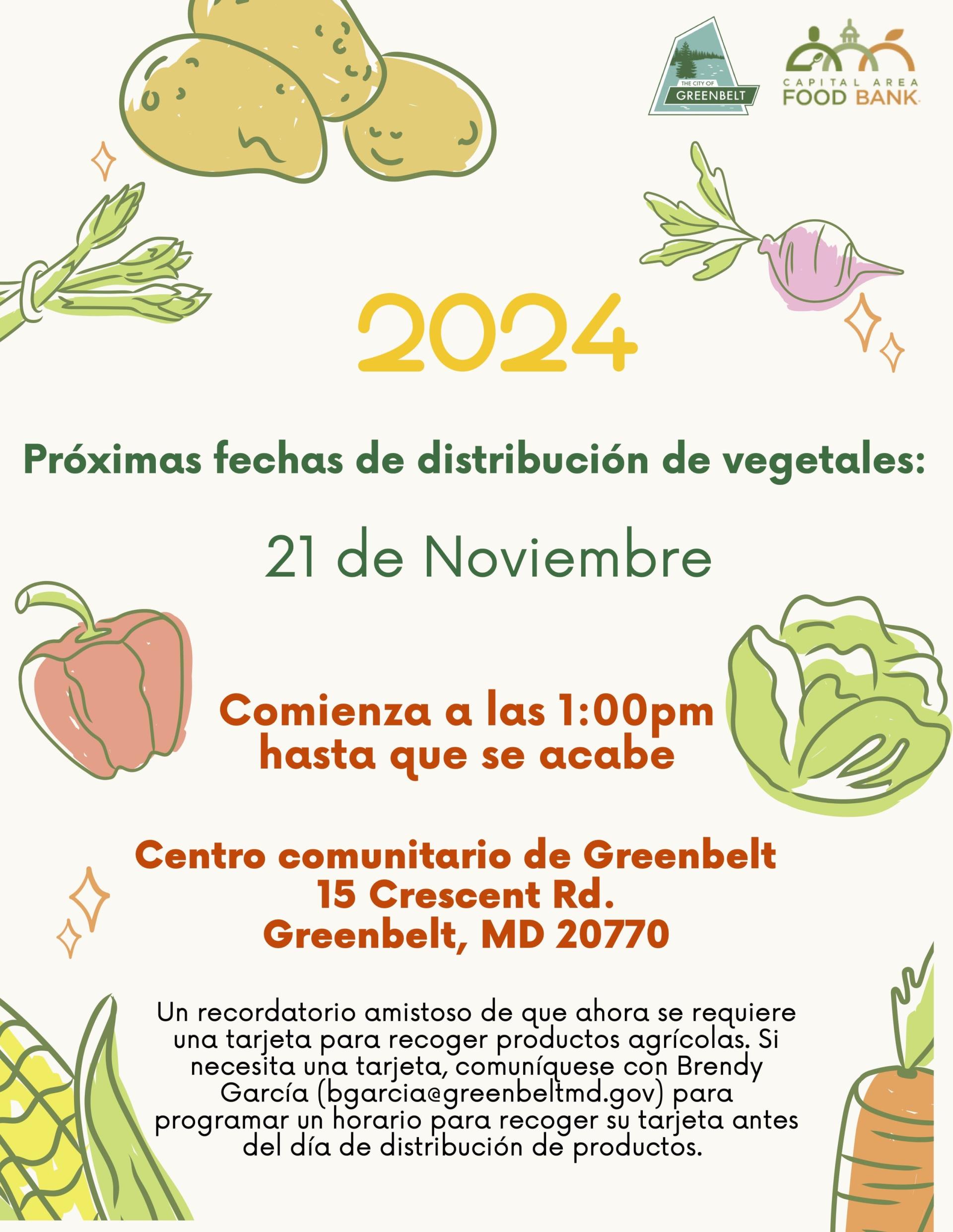 November Produce Distribution (ESP)